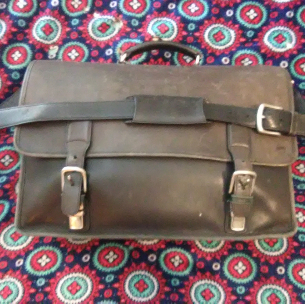 Coach Beekman leather briefcase